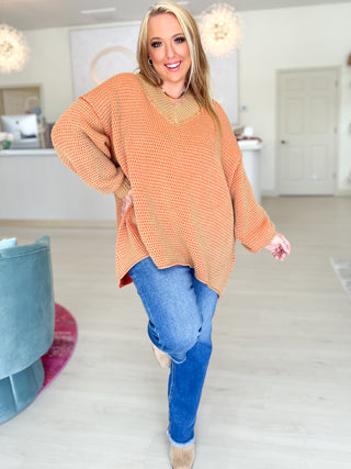 Two Tone Oversized Sweater