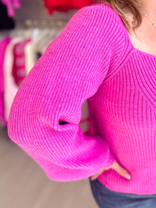 Such A Sweetheart Neck Sweater