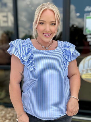 Bow Ruffled Top