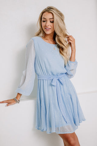 In The End Periwinkle Mini Dress