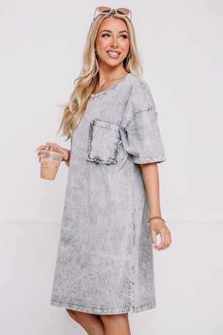 It's A New Day Oversized Dress | Grey