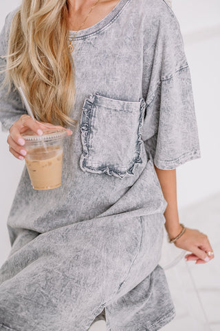 It's A New Day Oversized Dress | Grey