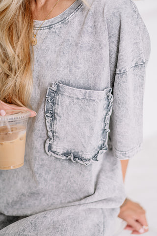 It's A New Day Oversized Dress | Grey