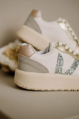 Ivy Silver/Gold Sneakers