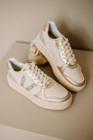 Ivy Silver/Gold Sneakers