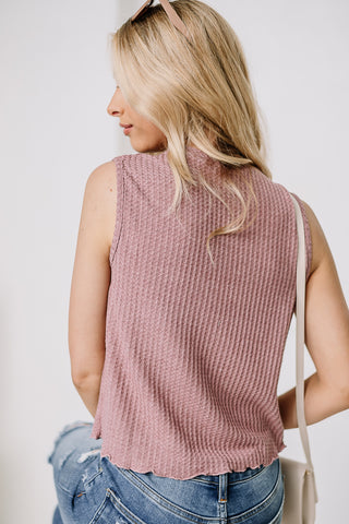 Key To My Heart Cut Out Top | Burgundy