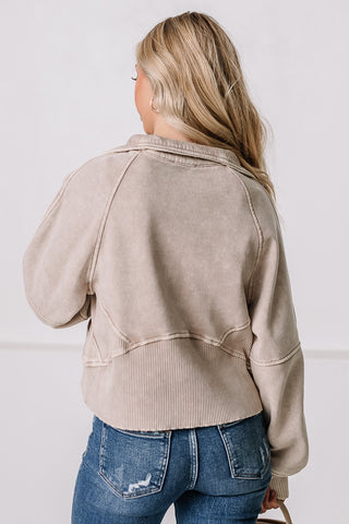 Let's Stay In Pullover | Ash Mocha