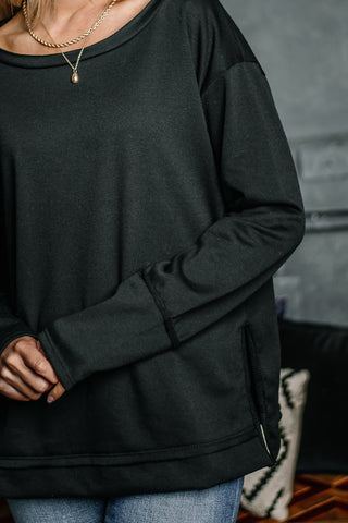 Like You Do Basic Sweatshirt | Black