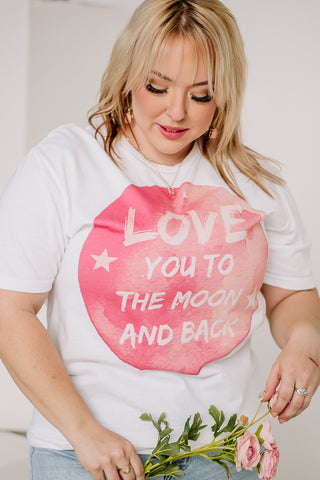 Love You To The Moon & Back Graphic Tee