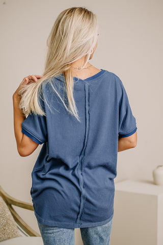 Made For This Lightweight Top | Blue