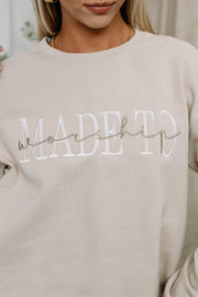 Made To Worship Graphic Sweatshirt