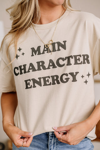 Main Character Oversized Graphic Tee