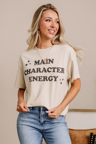 Main Character Oversized Graphic Tee