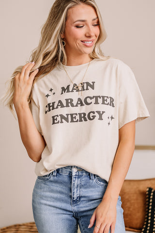 Main Character Oversized Graphic Tee