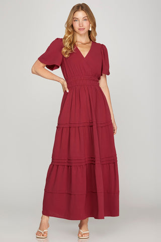 You Do You Maxi Dress {Marsala} (Extended Sizes)