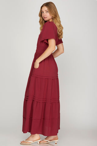 You Do You Maxi Dress {Marsala} (Extended Sizes)