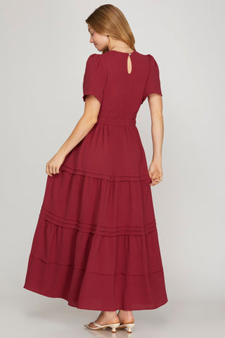 You Do You Maxi Dress {Marsala} (Extended Sizes)