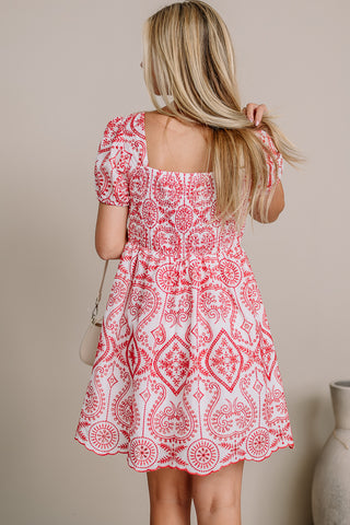 Meet For Brunch Printed Dress