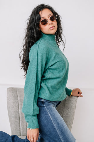 Mock Neck Sweater Top | Mermaid