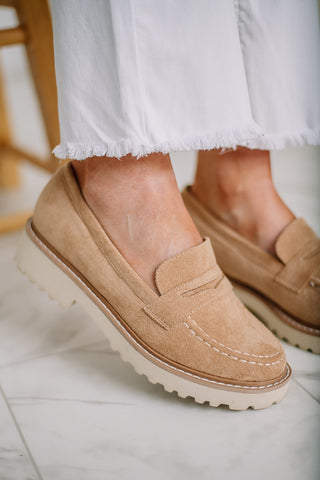 Mora Loafer Shoes | Taupe