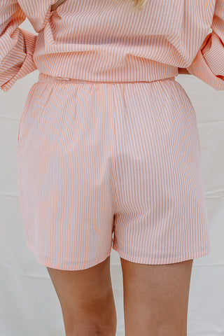 My Vacay Bae Striped Shorts