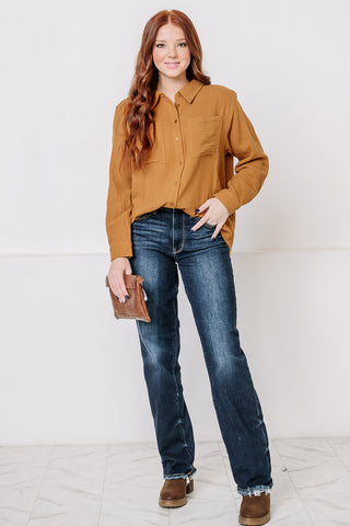 On A Roll Gauze Top | Toffee