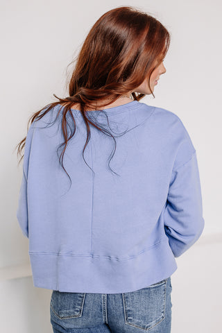 On The List Semi Cropped Sweatshirt