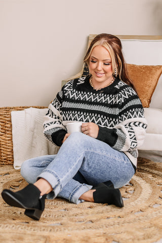 On The Trend Aztec Sweater