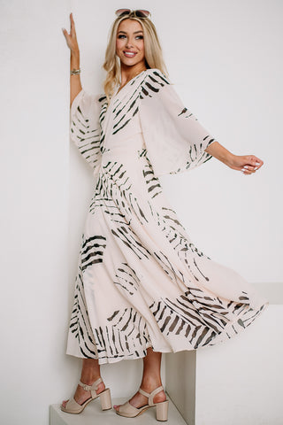 On With It Wrapped Maxi Dress