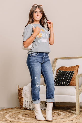 Pastel Mini Pumpkins Graphic Tee