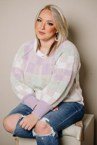 Pastel Princess Mixed Sweater