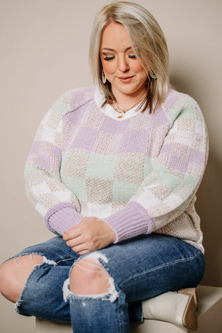 Pastel Princess Mixed Sweater