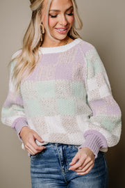 Pastel Princess Mixed Sweater