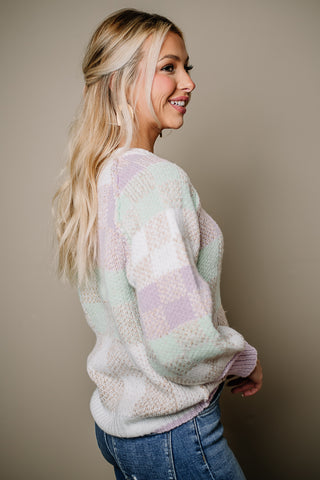 Pastel Princess Mixed Sweater