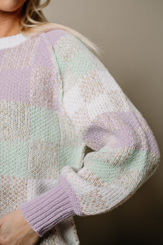 Pastel Princess Mixed Sweater