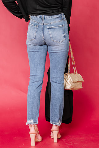 Poised Straight Leg Jeans