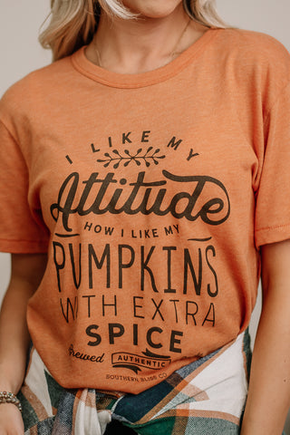Pumpkin Attitude Graphic Tee
