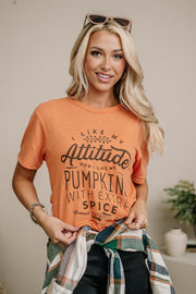 Pumpkin Attitude Graphic Tee