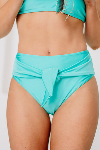 Ruched and Puff Swimsuit Bottoms