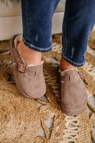 SUNDAY MORNING SLIP ON MOCCASIN | TAUPE