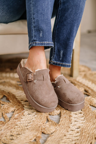 SUNDAY MORNING SLIP ON MOCCASIN | TAUPE