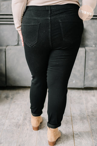 Say The Word Skinny Jeans | Black | Curvy