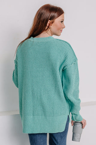 Sea You Soon Knit Sweater | Seafoam