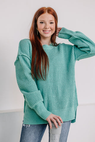 Sea You Soon Knit Sweater | Seafoam