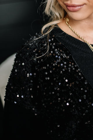 Shine On Sequin Detailed Sweater