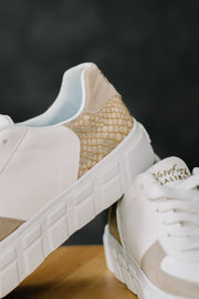 Sideout Faux Leather Sneakers | Taupe