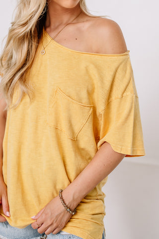 So Much More Daily Pocket Top | Apricot