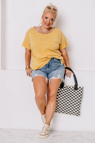 So Much More Daily Pocket Top | Apricot