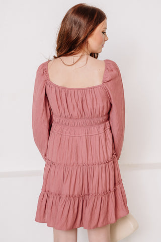 South Of France Mini Dress | Mauve