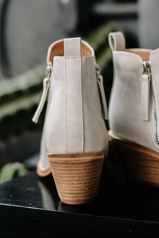 Spooktacular Ankle Booties | Ivory